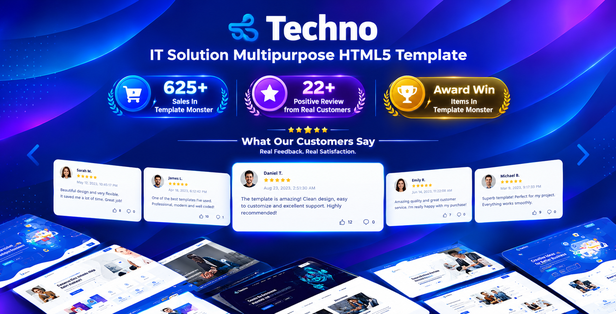 Technoit – Technology & IT Solutions Business HTML5 Template